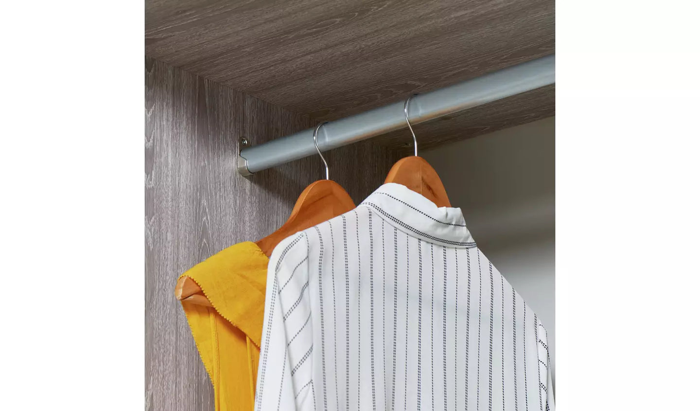Hallingford 4 Door 3 Drawer Wardrobe - Grey Oak